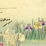 Shiatsu et médecine traditionnelle chinoise écrit par Atout Shiatsu estampe représentant une grue